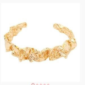 Amber Sceats 24k gold plated cuff bracelet, gorgeous!